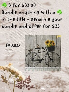 ☘️ 3/$33 BUNDLE SALE